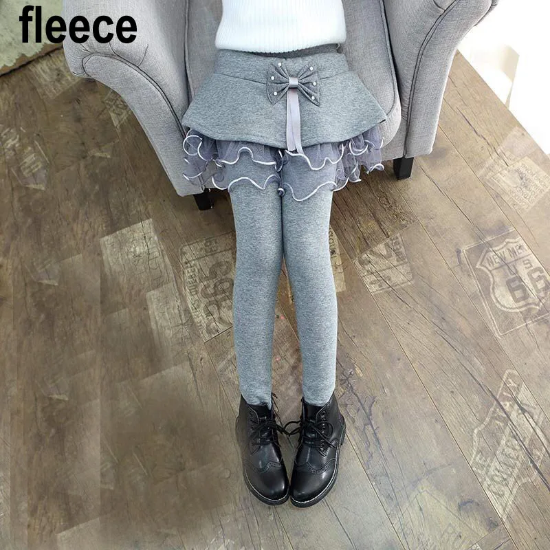 12 fleece MERI AMMI/новая модная одежда для девочек возрастом от 4 до 12 лет Детские хлопковые юбки-пачки с цветочным рисунком и мягкими леггинсами J626 - Цвет: 12 fleece