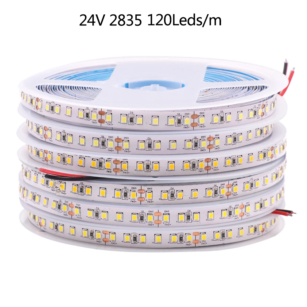 Гибкая светодиодная лента SMD2835 5 м 300 светодиодов 600 1200 водонепроницаемая супер