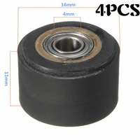 kz tech 4pcs pinch roller for roland mimaki graphtec vinyl cutter cutting plotter 4x11x16mm wheels press paper wheel spare parts