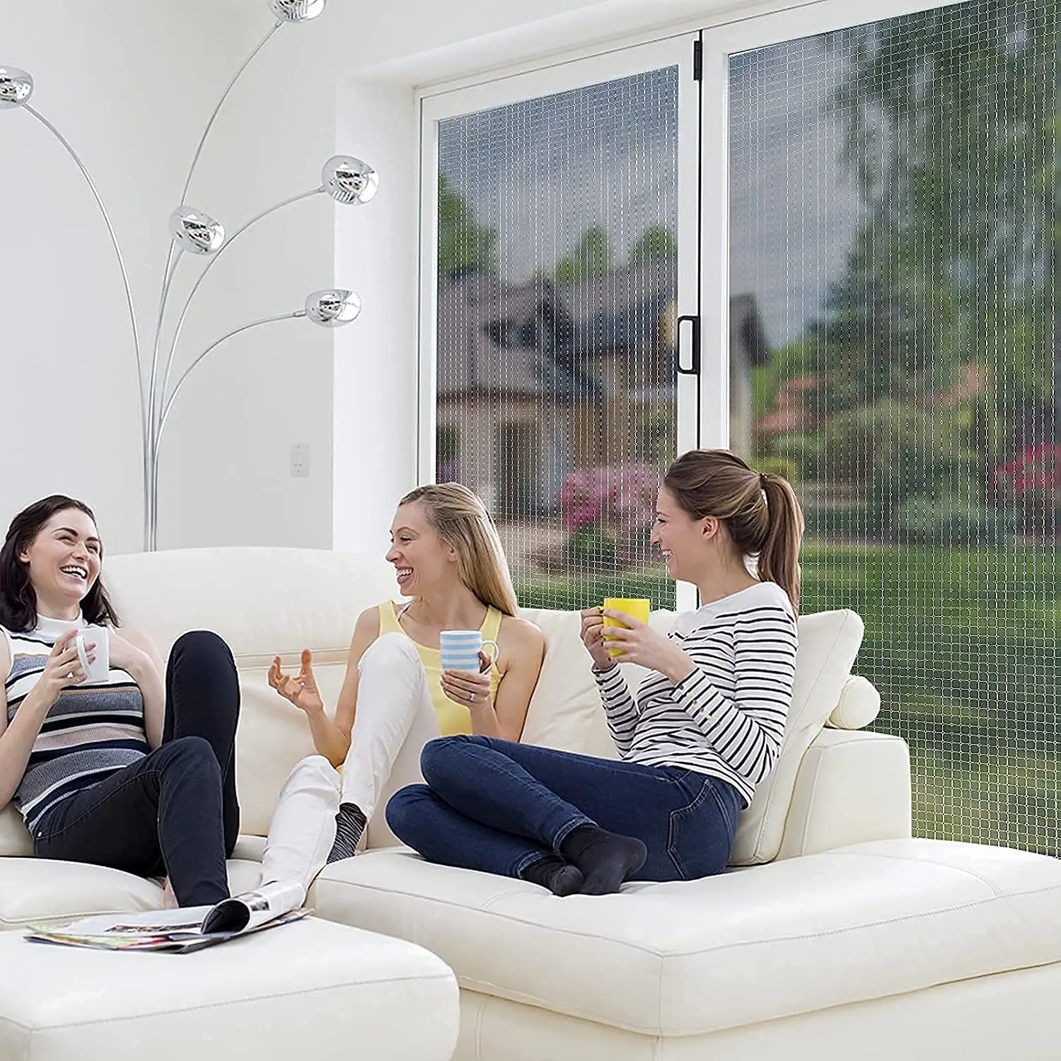 Односторонняя конфиденциальная оконная пленка с зеркальным эффектом дневное