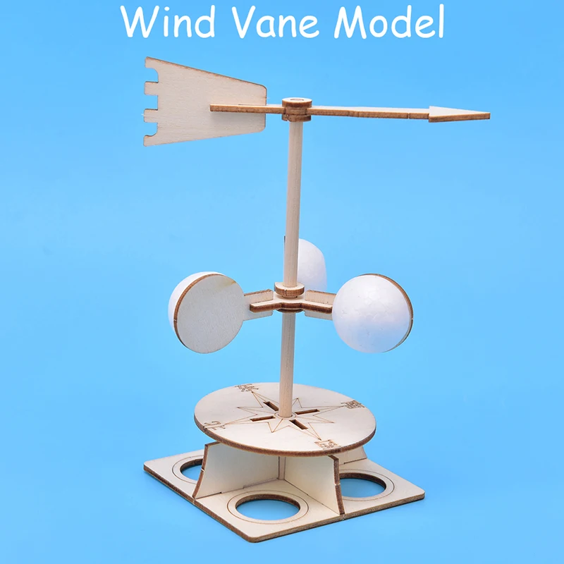 

Students DIY Wind Vane Model Kit Develop Children Curiosity Creativity Direction Science Experiment Educational Toys
