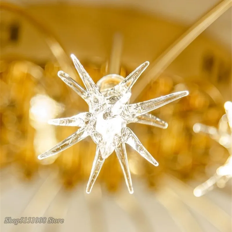 Светодиодный потолочный светильник стеклянная настенная лампа с ледяными