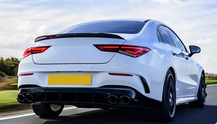Для benz new CLA sopiler w188 крыло обновление cla45 стиль задний багажник хвост ABS пластик