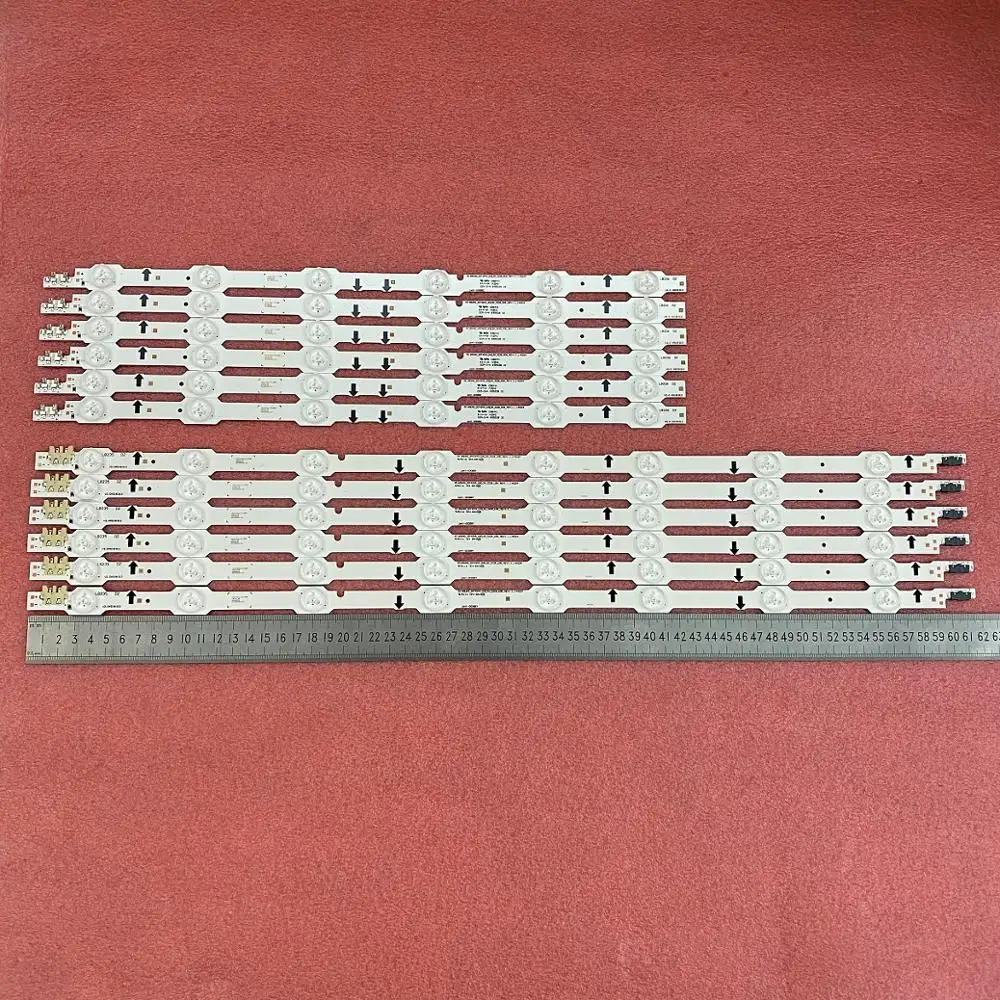 Новинка 5 комплектов = 60 шт. Светодиодная лента для подсветки Samsung UE50HU6900 UE50HU7000 32179A