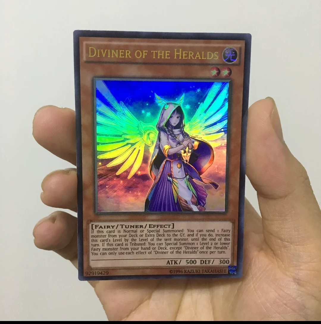 

Yu-Gi-Oh TCG/OCG SR Golden Diviner of the Herald Classic Board Game Collection Card （Not original）