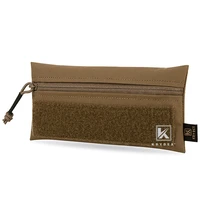 krydex tactical candy zipper front panel pocket pouch for mk3 mk4 ready chest rig plate carrier w loop hook coyote brown