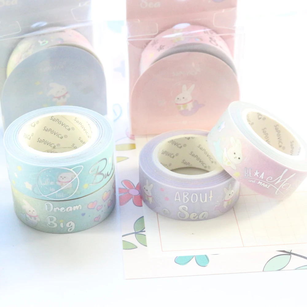 Domikee новый милый kawaii японский мультфильм кролик дизайн Васи Маскировочная лента