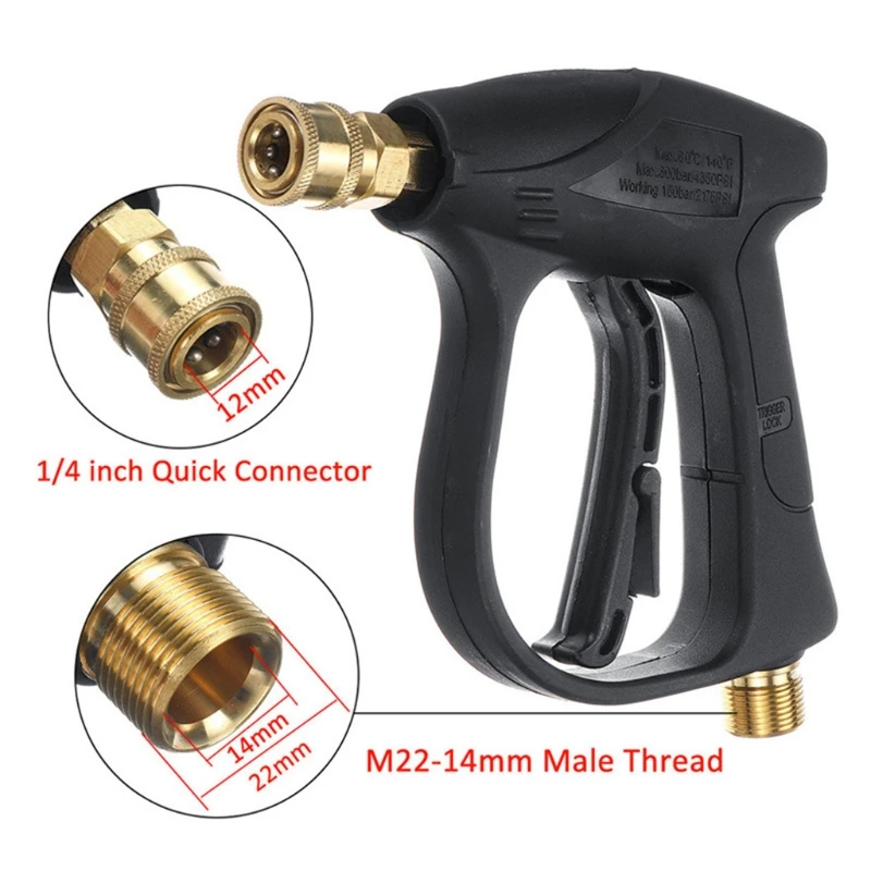 

Pressure Washer Car Washing Lance Soap Foam Sprayer Nozzles Suitable for Auto Cleaning Agricultural Irrigation