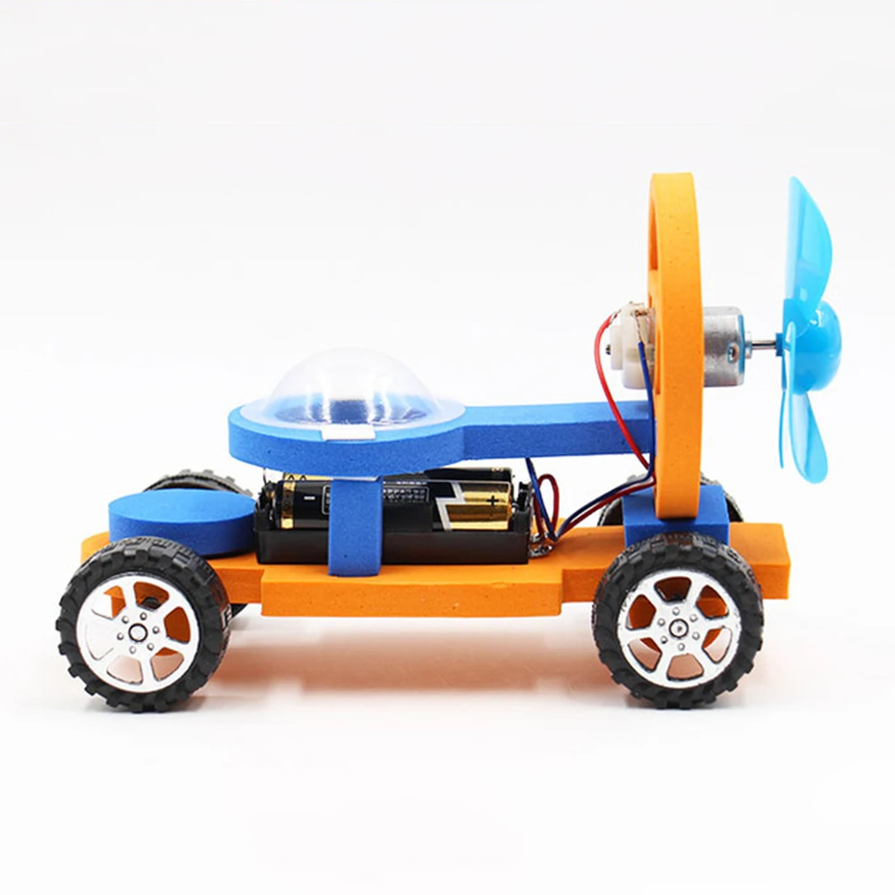 DIY сборка электрический спортивный автомобиль научная модель для эксперимента