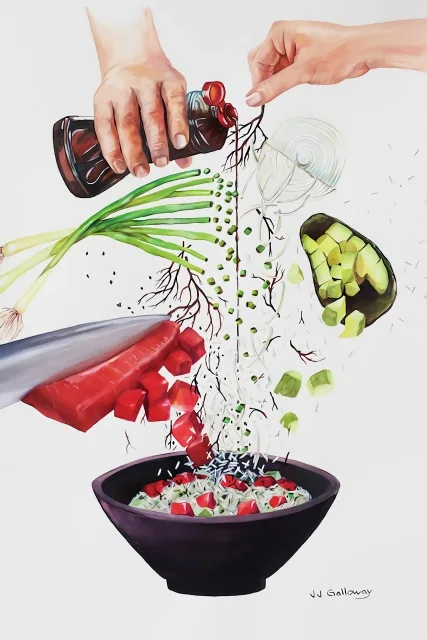 HD Печать суши холст картины Домашний декор в скандинавском стиле настенное