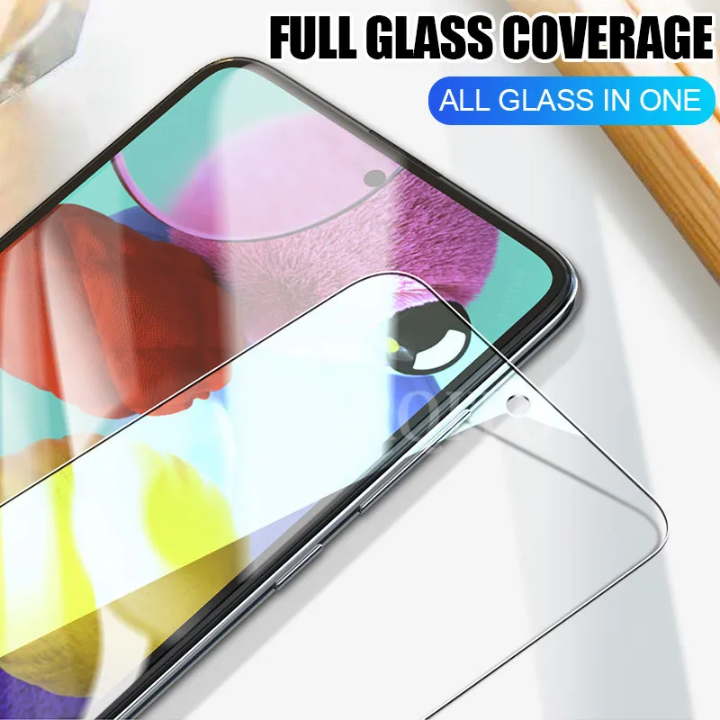 Защитное стекло закаленное для Samsung Galaxy A51/A50/A20E/A70/A71/A40/A10/A30S/M10/M20/M30/M51/M30S/A50S 3