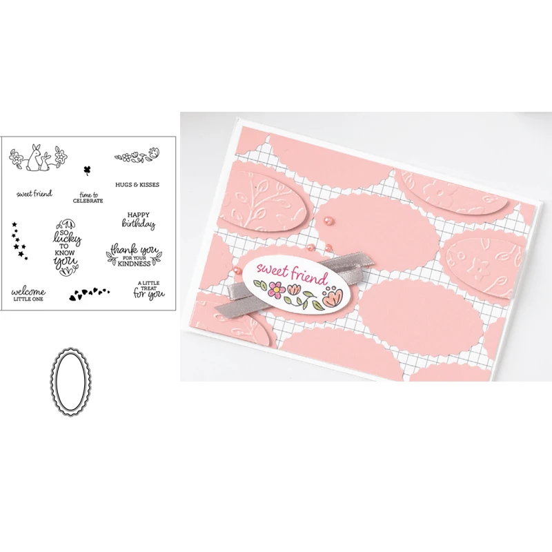 

OVAL Metal Cutting Dies & Stamps and Dies New Arrival 2021 Die Cut Stencils New Scrapbooking Stamping Metal Dies Cutters
