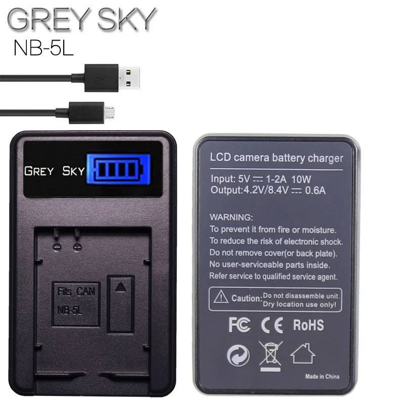 Зарядное устройство NB-5L для Аккумуляторов CANON IXY Digital 90 800 850 900 980 980IS 1000 1000IS SD700 IS SD700IS