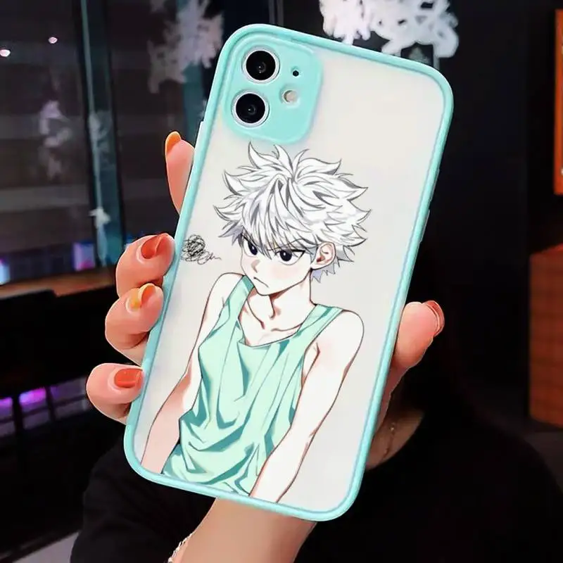 

Hunter x Hunters anime luxury Phone Cases shell matte transparent For iphone 7 8 11 12 plus mini x xs xr pro max cover