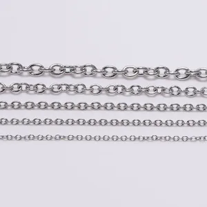 5 млот 1,3-2,5 мм позолоченное Серебрянное ожерелье с застежкой и подвеской цепочка для изготовления ювелирных изделий DIY фурнитура запас аксессуары