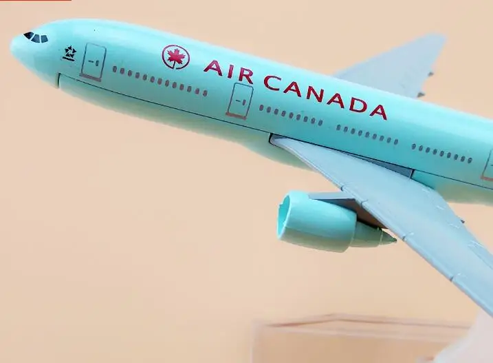 Горячая продажа 16 см модель самолета Boeing 777Air Канада самолет B777 металлическая для