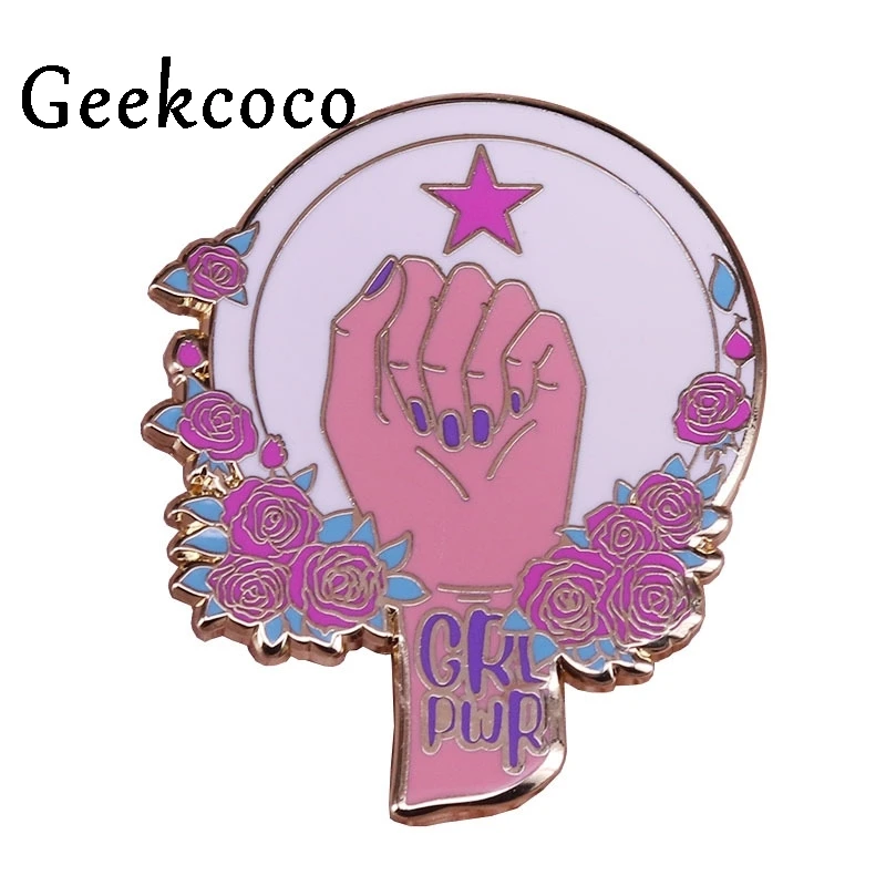 

20pcs/lot J1333 Geekcoco Paint Tools Brooch Enamel Lapel Pin Women Men Fashion Book Button Cat Badge Jewelry Gift Collection