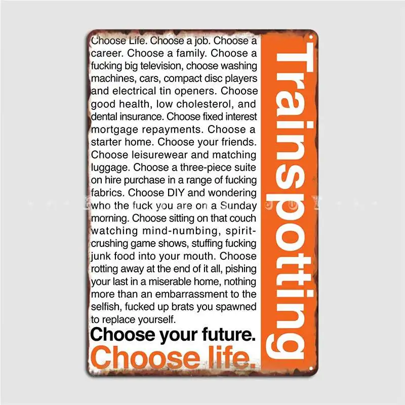 Выберите жизни металлический знак клубный бар создайте роспись - Цена: 740.8