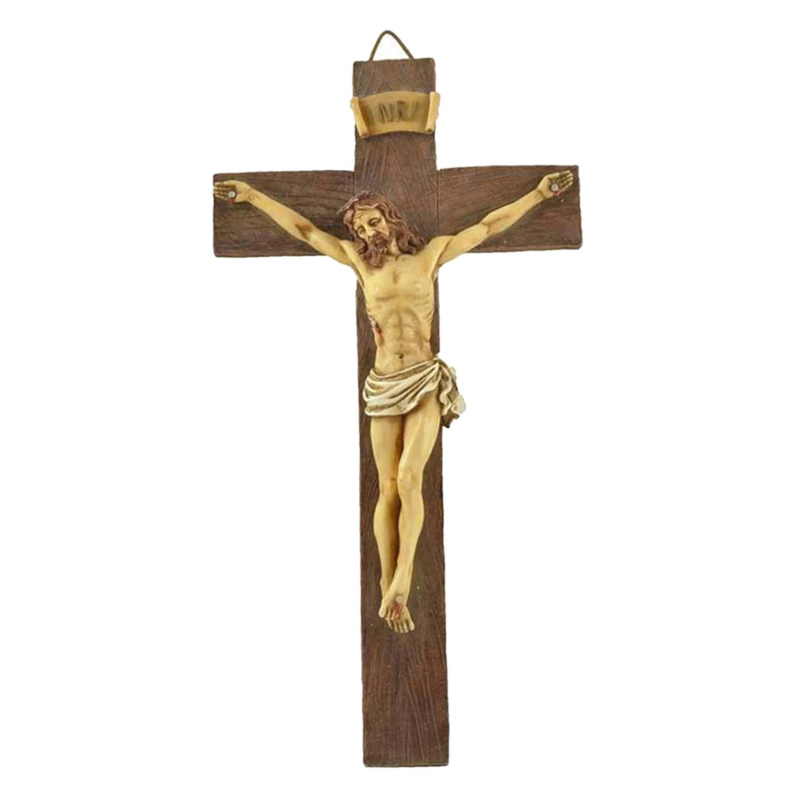 

Religious Jesus Christ Crucifix Statue Holy Figurine Church Decor Collection
