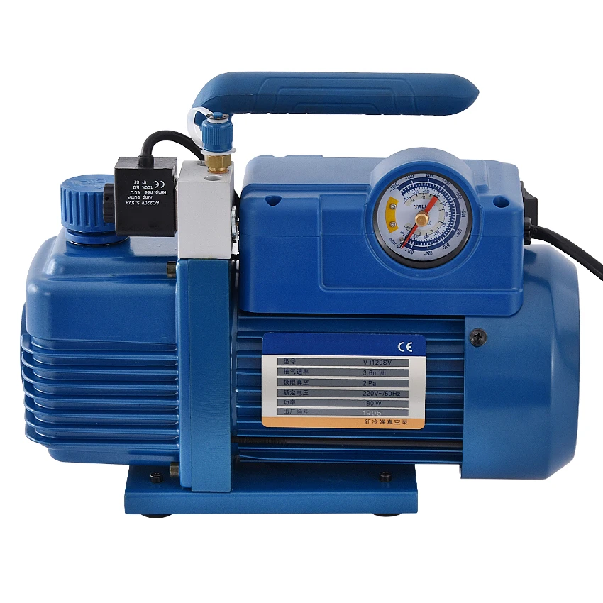 

V-i120SV 220V 180W New Refrigerant Vacuum Pump Air Conditioning Pump For R410a,R407C, R134a,R12,R22