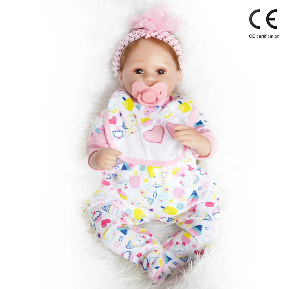 Reborn Baby Doll 45 см Реалистичная игрушка для тела восхитительная малышей bebes reborn corpo de