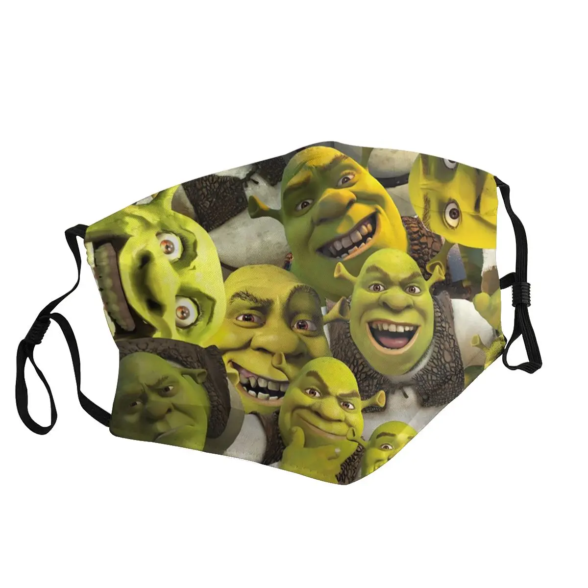 Шрек коллаж моющаяся маска для рта из фильма ужасы мужчин женщин противотуманная