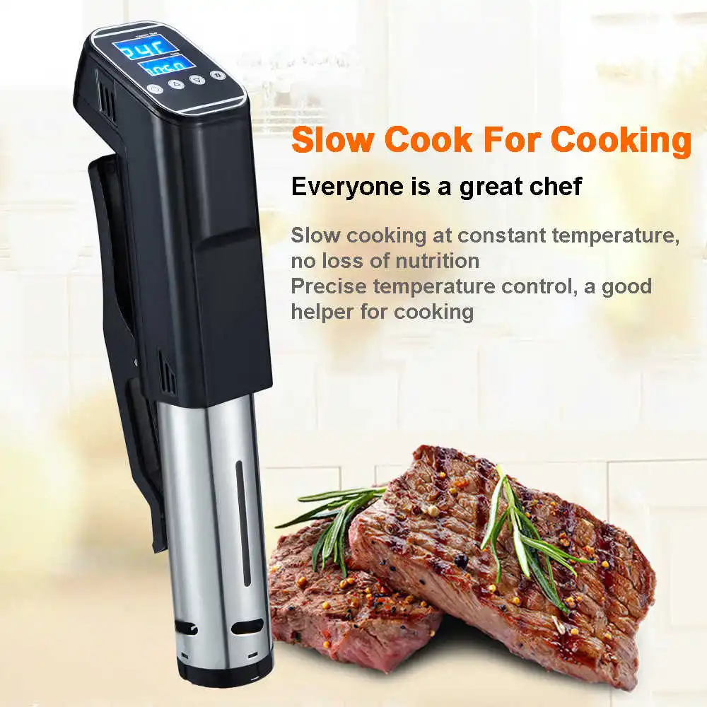 

Sous Vide Slow Cooker Low Temperature Slow Boiling Machine Constant Temperature Molecular Cooking Timing Precise Control Cooker