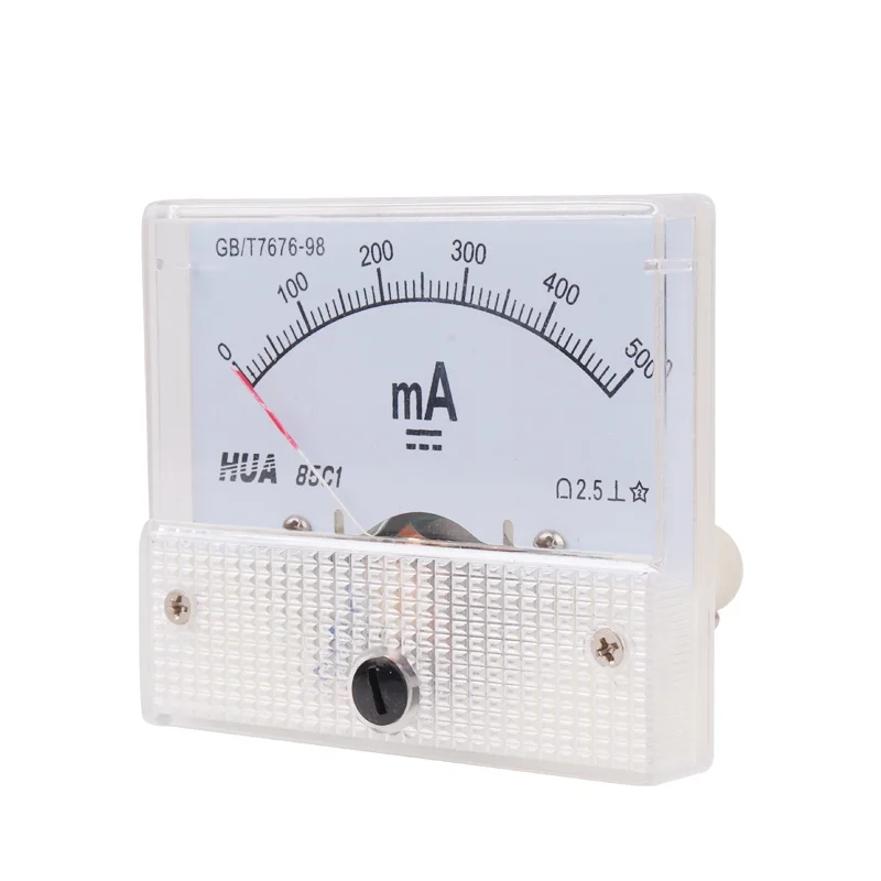 85C1 амперметр постоянного тока аналоговая панель 1 мА 2 3 5 10 15 20 30 50 200 300 400 500 и т. д.