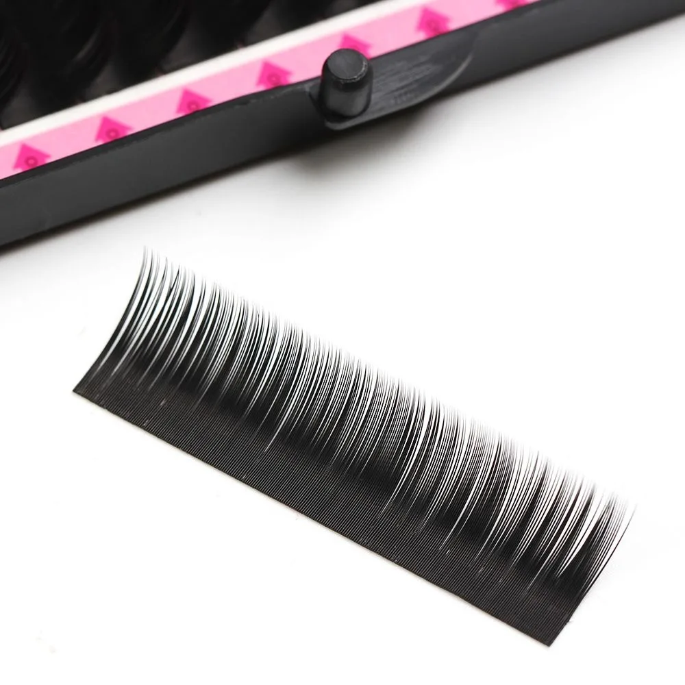 

1Set Thickness Curl Black Mink Individual Eyelashes Curl Eye Lash Extensions Tool 8/10/12mm Beauty Individual False Eyelashes