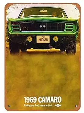 

Rustic Camaro Vintage Look Metal Sign