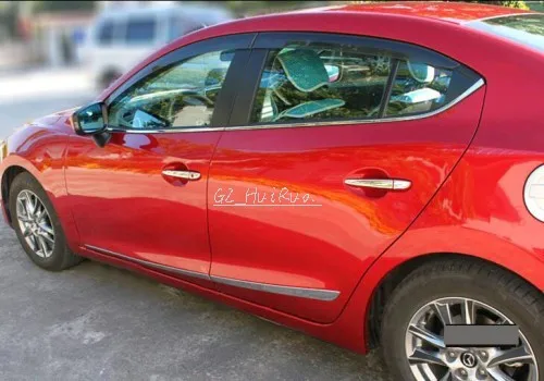 Бесплатная доставка! Хромированная накладка на дверную ручку для Mazda 3 AXELA M3 2014