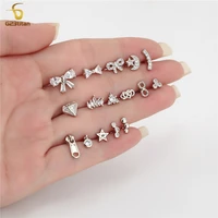 16g stainless steel ear cartilage earring for women silver stud earrings ear piercing helix tragus rings studs body jewelry