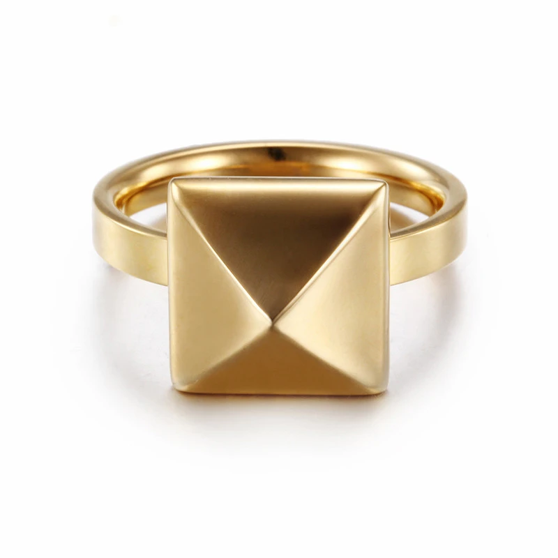 Новые ювелирные изделия Дубай золотые обручальные кольца из нержавеющей стали