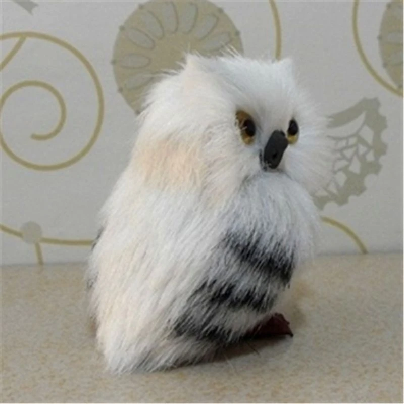 

7cm tall cute snow owl pass doll cute toy T8ND