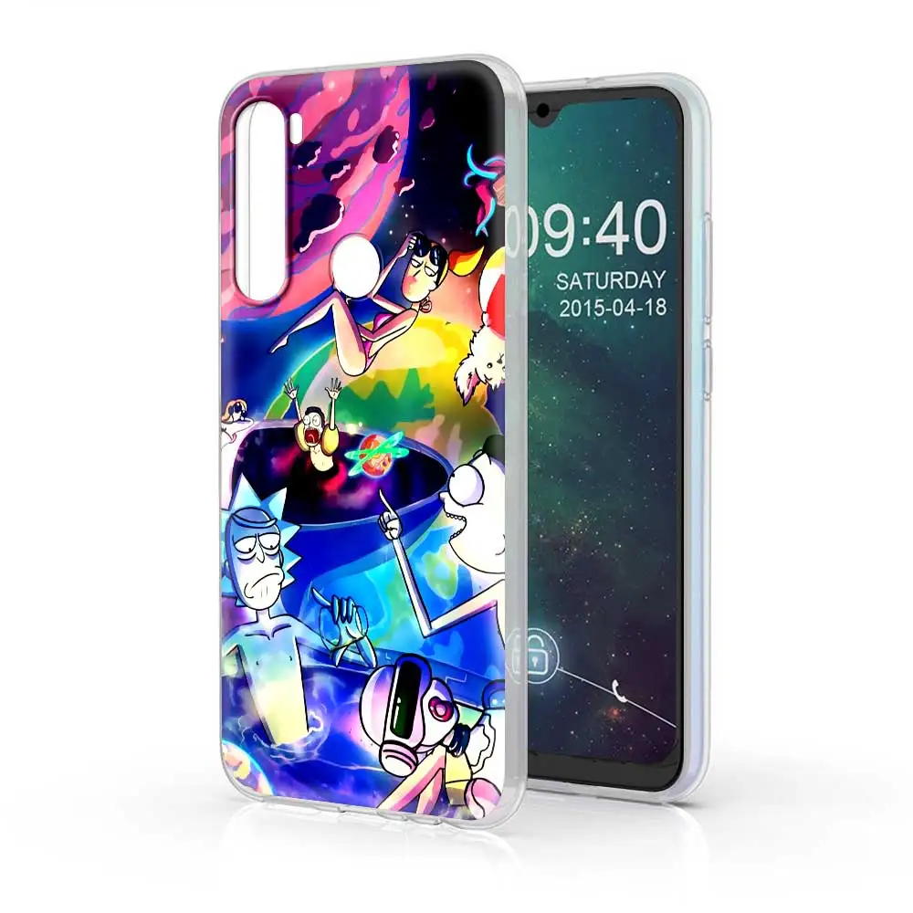 

Translucent Case for Xiaomi Redmi Note 9S 9 8 8T 7 9C 9A 7A 8A 6A 6 K30 Pro Soft Tpu Matte Cute Rick Lovely Morty Phone Coque