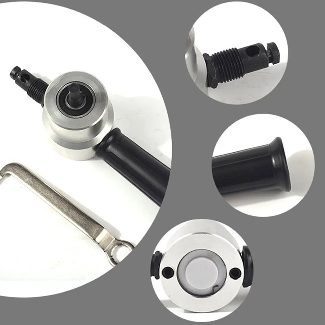 

Double Head Sheet Nibbler Saw Cutter Tool Nibble Metal Cutting Drill Attachment Free Cutting Tool Nibbler Sheet Metal Cut