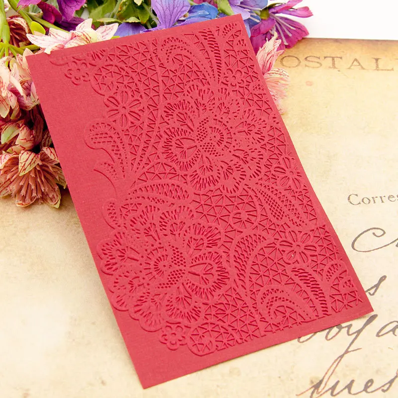 

Flowers print DIY Plastic Embossing Folders for DIY Scrapbooking Paper Craft/Card Making Decoration Supplies