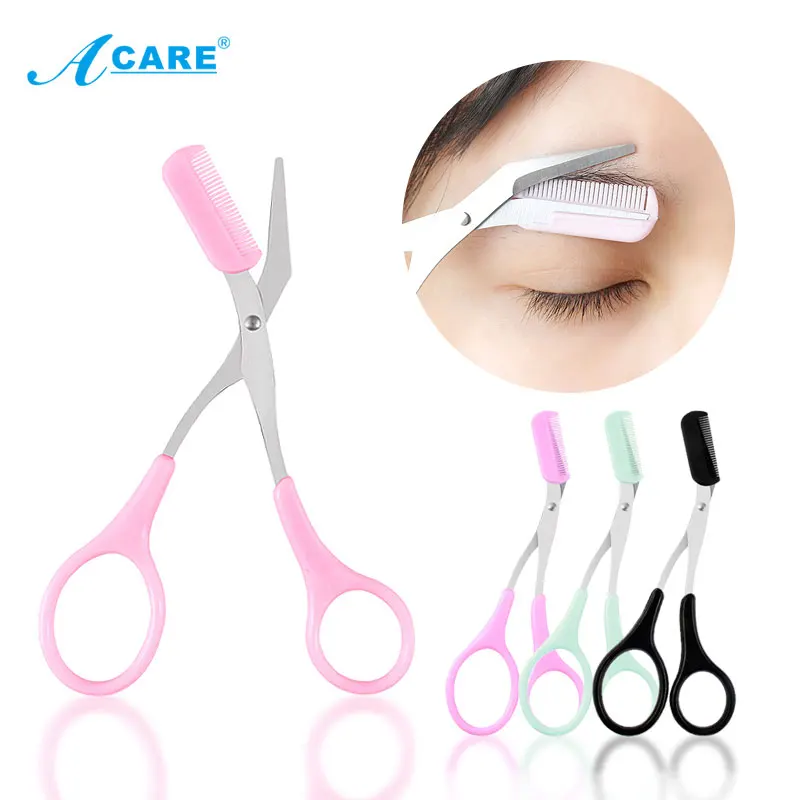 

Eyebrow Trimmer Scissors Comb Eyelash Clips Comb Razor Grooming Hair Knife Shaver Eye-brow Fashion Shaping Makeup Tools