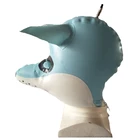 Женские корсеты из латекса унисекс пикантные модные лиса светильник белого и голубого цвета, маска с двойным слоем Размеры XXS  XXL