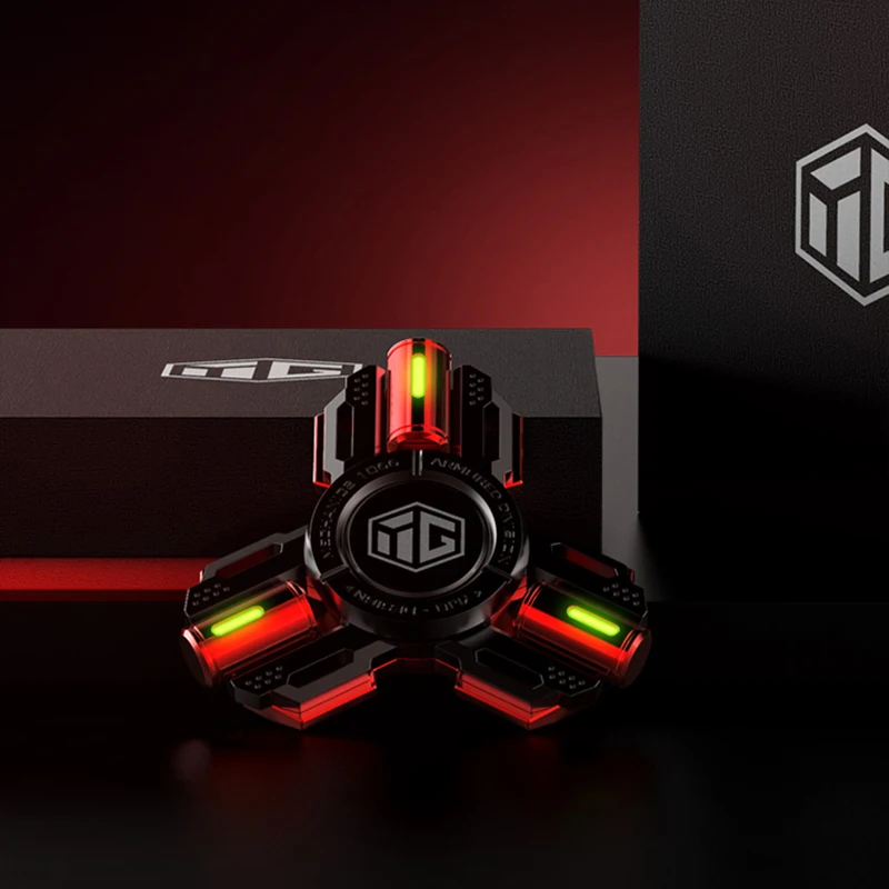 

Hot Selling Zinc Alloy Fidget Spinner Metal Tri Hand Spinner Finger Focus Smooth Hybrid Bearing Decompression Toys For Kids Gift