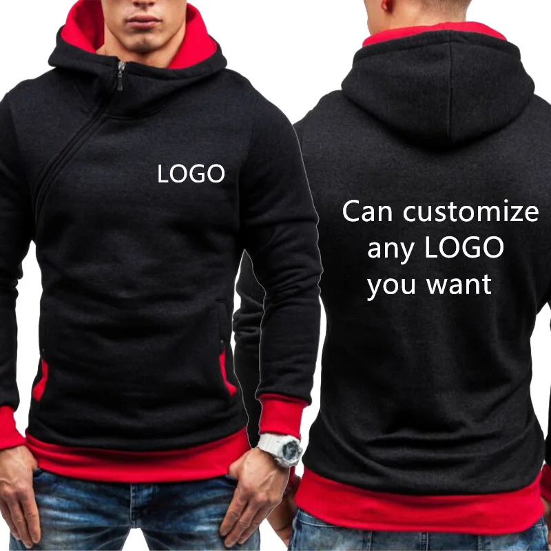 Толстовка мужская с логотипом на заказ повседневный свитшот принтом аниме и
