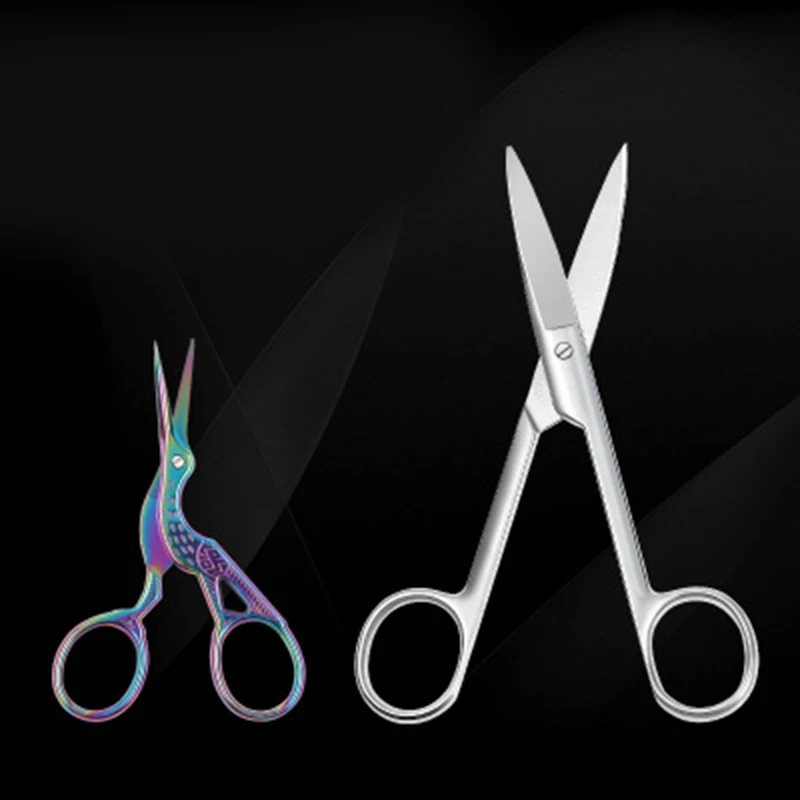 Винтаж Нержавеющая сталь ножницы для вышивки крестом маленькие вышивания и