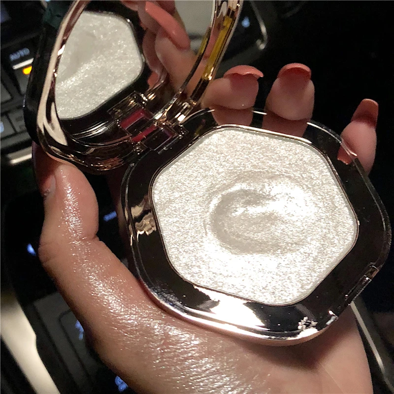 Профессиональный мерцающий хайлайтер пудра палитра контур для лица макияж