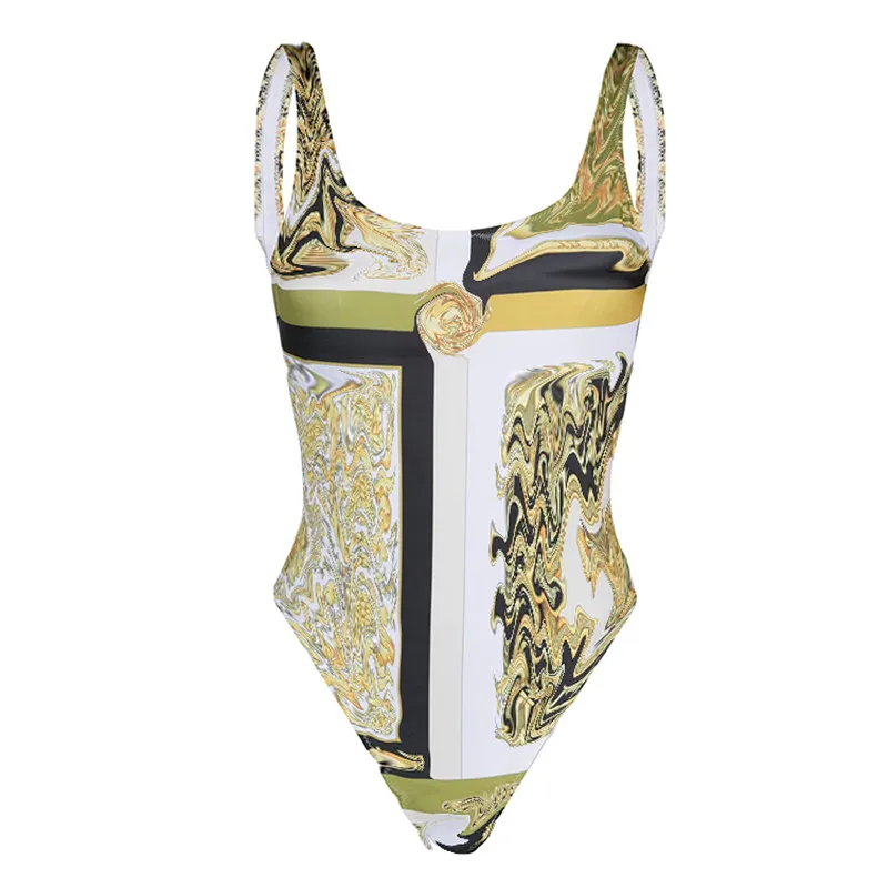 

2021 New Arrival Summer Women One Piece Swimsuit Beach Swimwear Designer Sexy Bikini Bathing Suit 8918