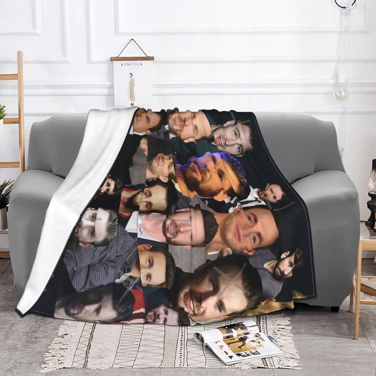 

Chris Evans Photo Collage 3 Blanket Bedspread Bed Plaid Throw Sofa Cover Kawaii Blanket Quilts And Quilt