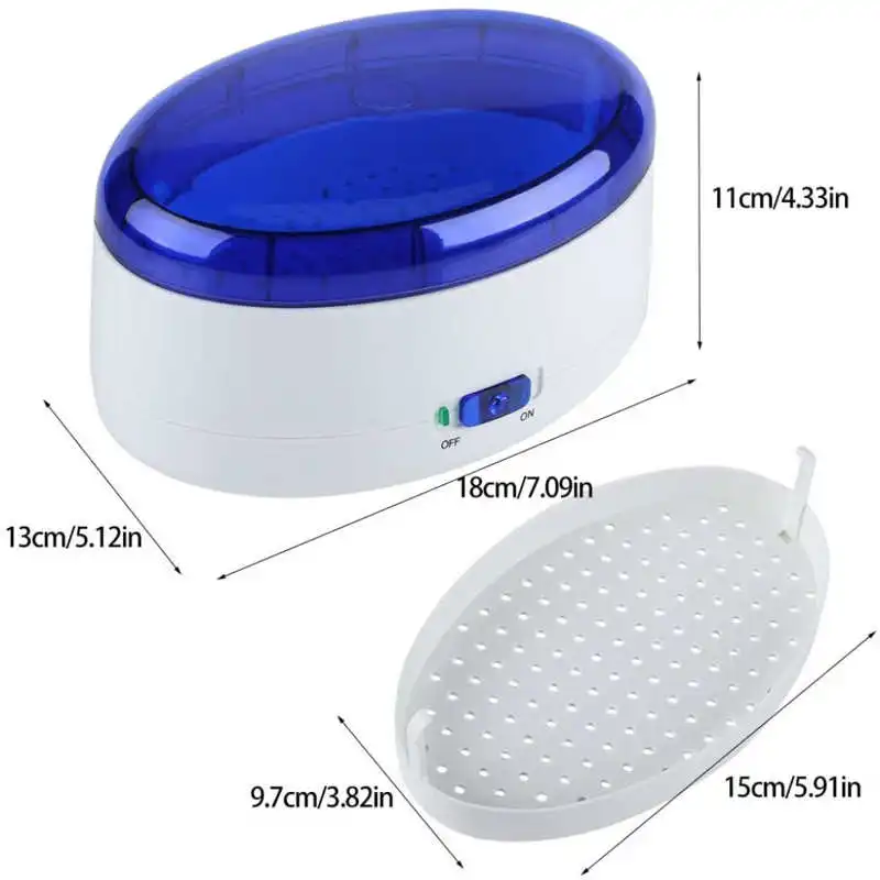 

USB Battery Operate Ultrasonic Cleaner High Frequency Vibration Wash Cleaner Ultrasonic Cleaning Machine for Jewelry Glasses