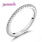 Женское Обручальное кольцо из серебра 925 пробы, обручальное кольцо с кубическим цирконием, размеры 5, 6, 7, 8, 9, 10