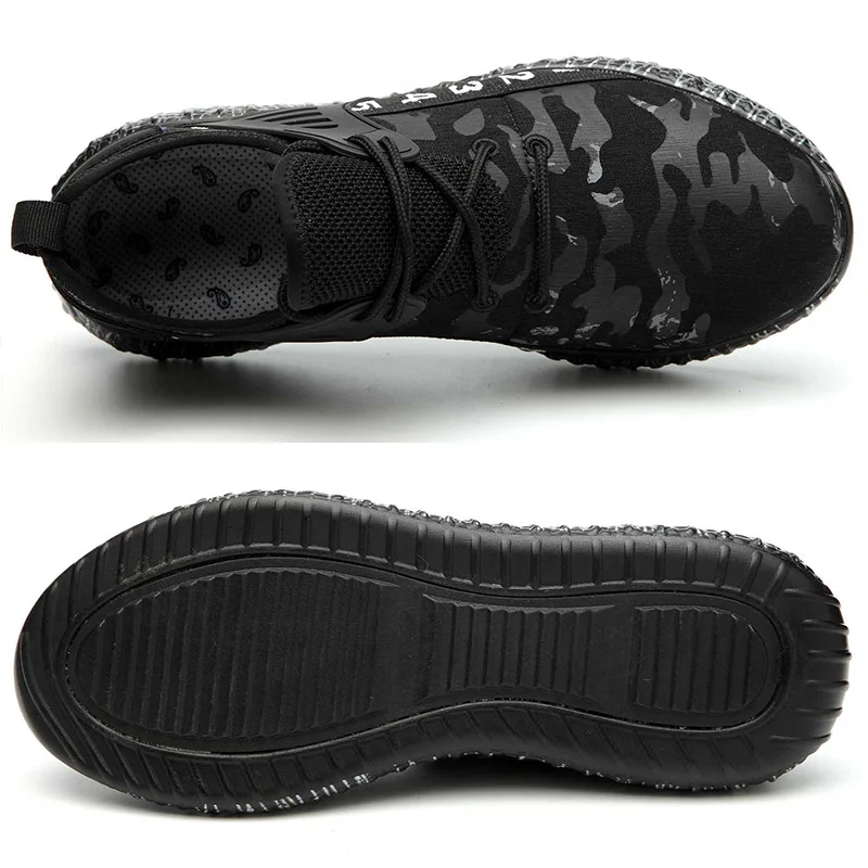 MWSC безопасные рабочие ботинки обувь для мужчин светильник Анти Царапины