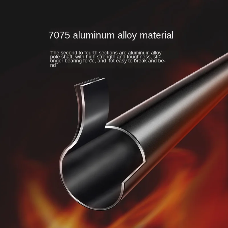 Naturehike модные четырехсекционный легкого углеродного складной со внутренним