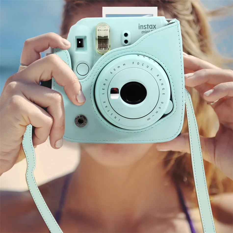 Сумка для камеры Fuji Fujifilm Instax Mini 9 8 + чехол из искусственной кожи путешествий